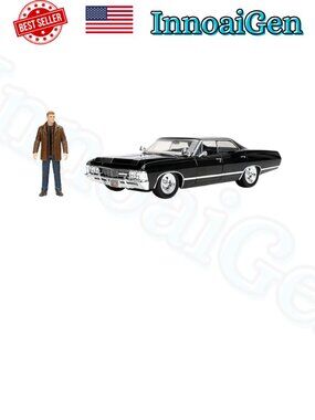 Jada Supernatural Dean Winchester & 1967 Chevy Impala SS Sport Sedan 1:24 NIB